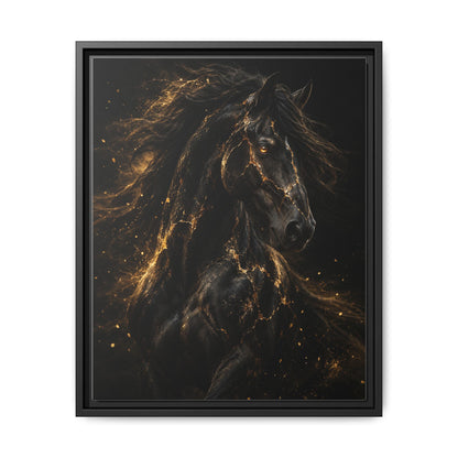 Equus Noctis · Framed Canvas