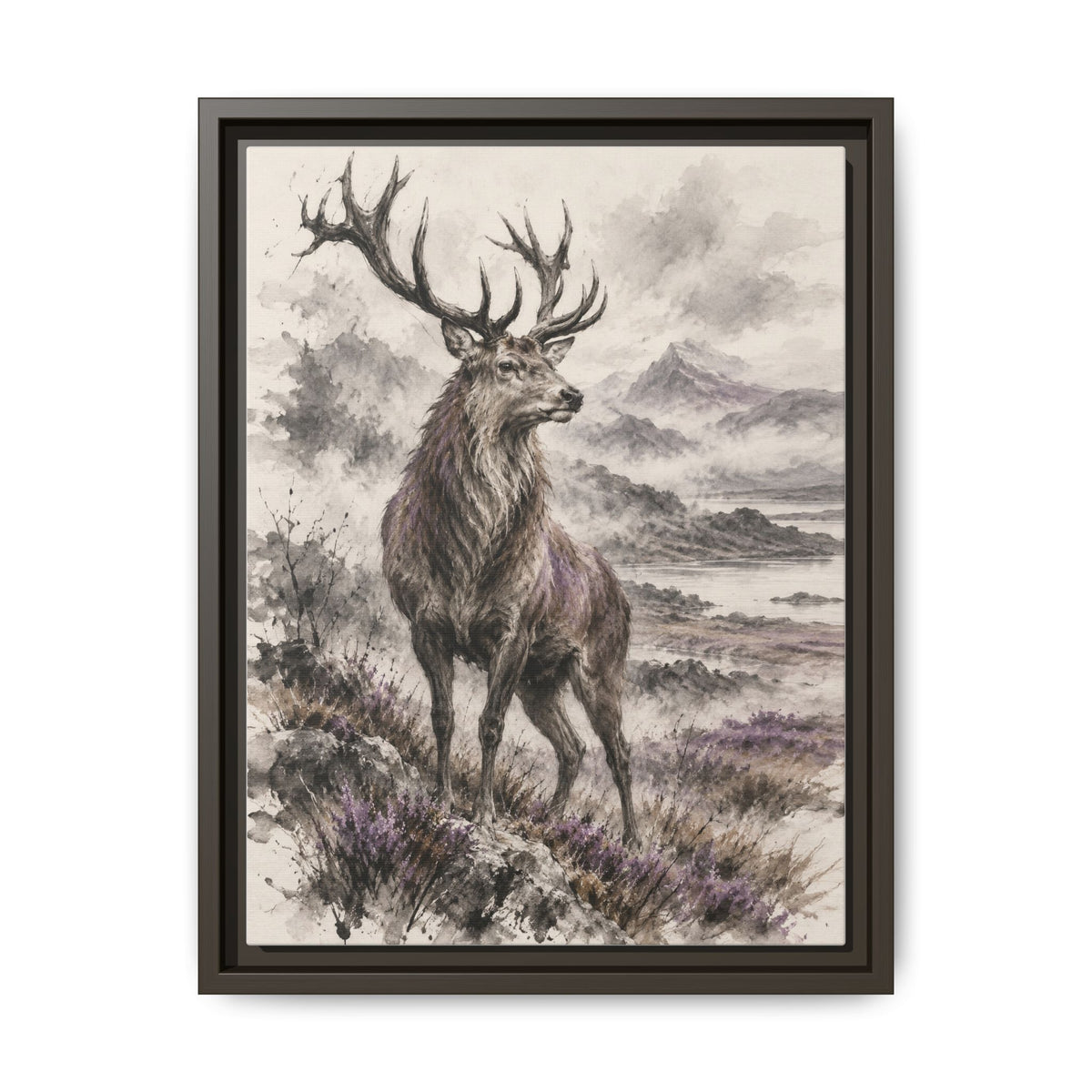 Rex Montium · Framed Canvas