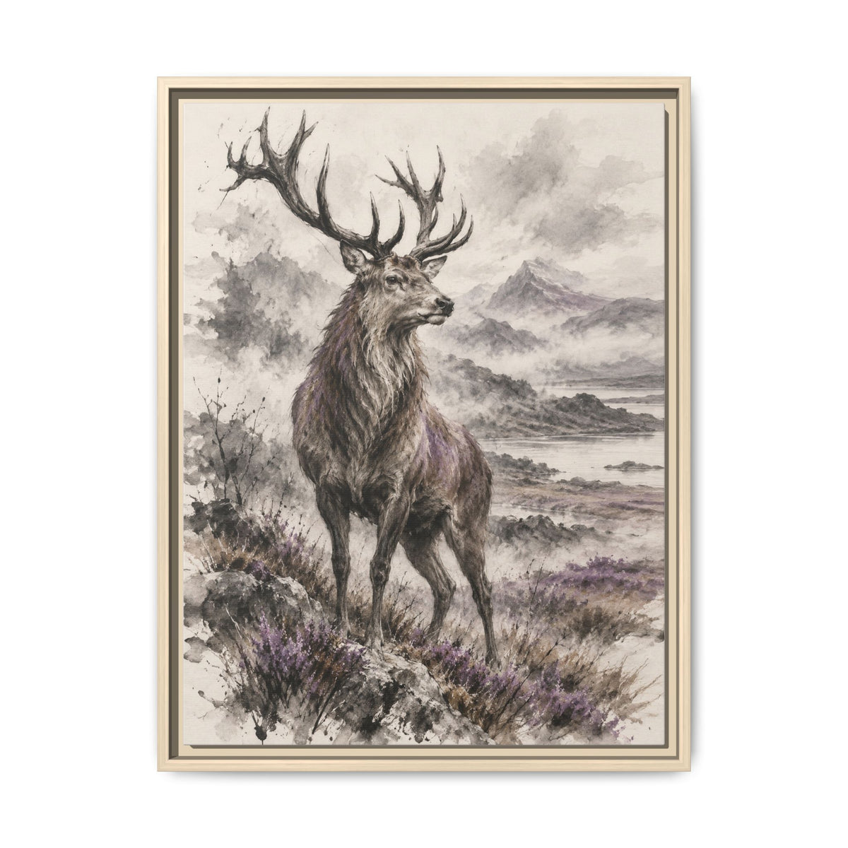 Rex Montium · Framed Canvas