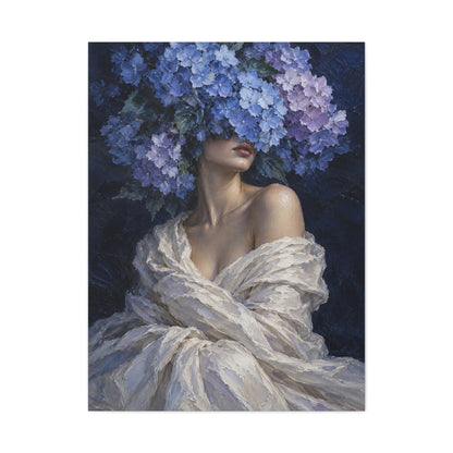 Hydrangea Blue · Frameless Canvas