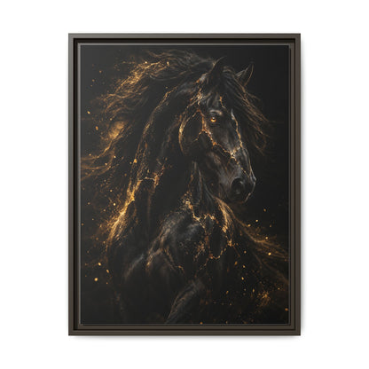 Equus Noctis · Framed Canvas