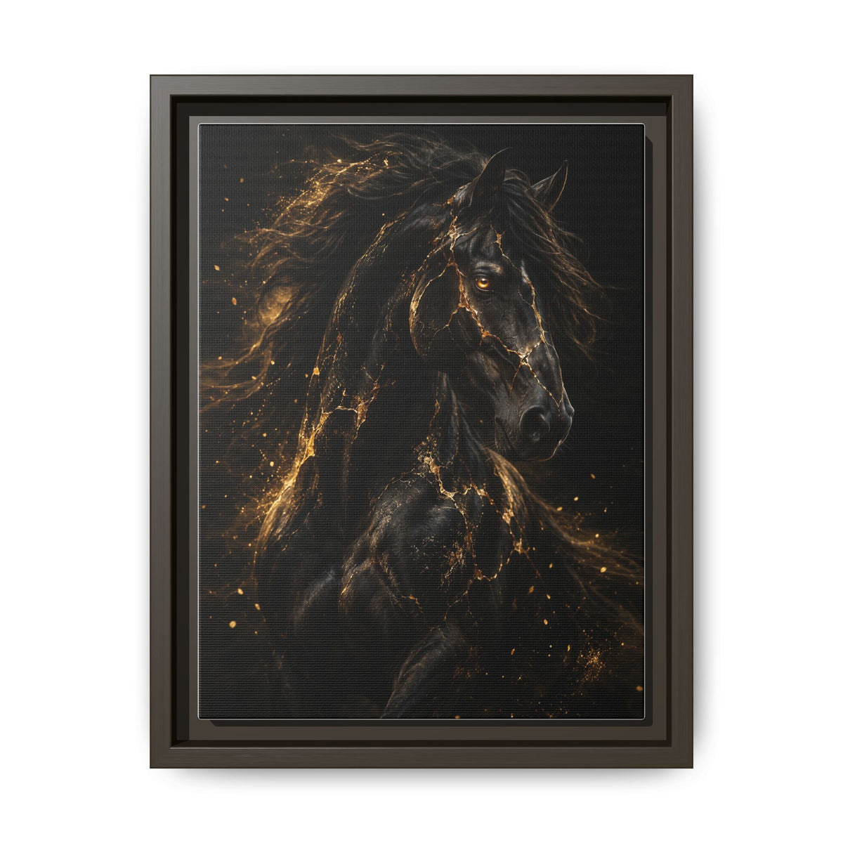 Equus Noctis · Framed Canvas