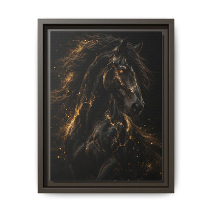 Equus Noctis · Framed Canvas