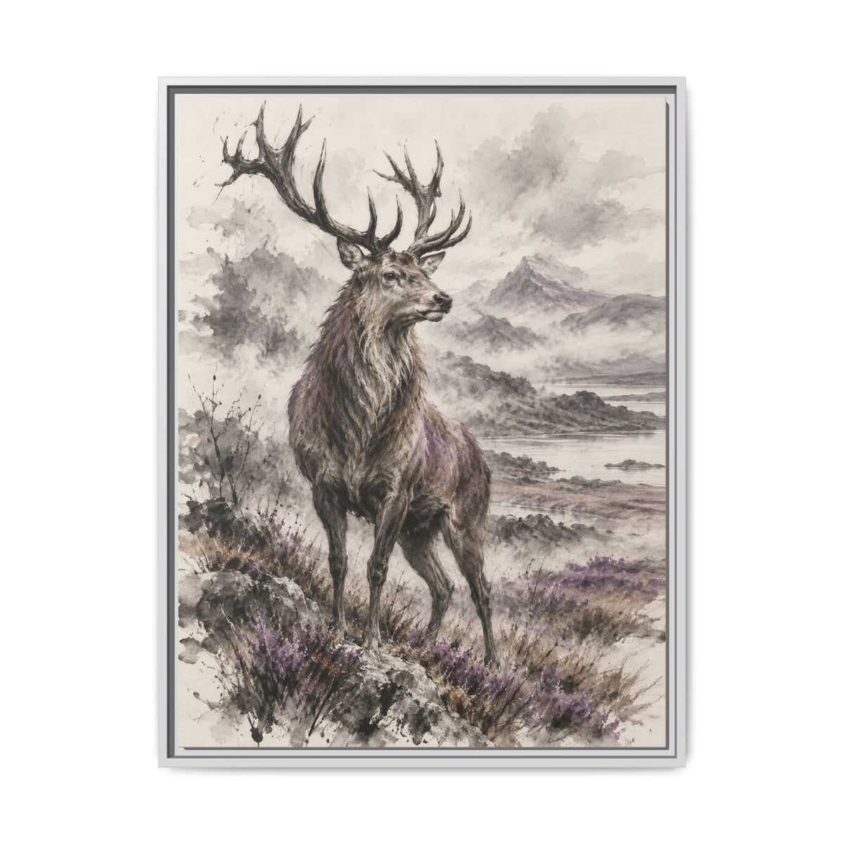Rex Montium · Framed Canvas