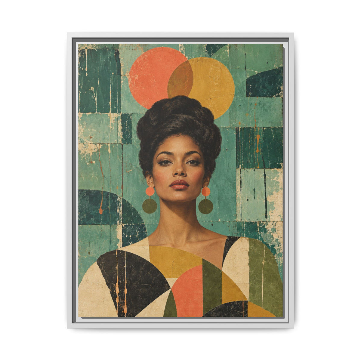 Coral Equinox · Framed Canvas