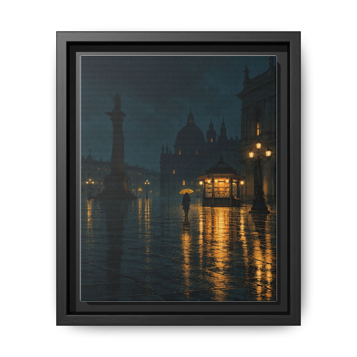 Small Hours · Framed Canvas