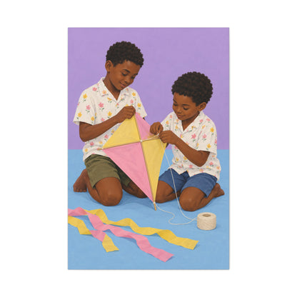 The Kite Makers · Frameless Canvas