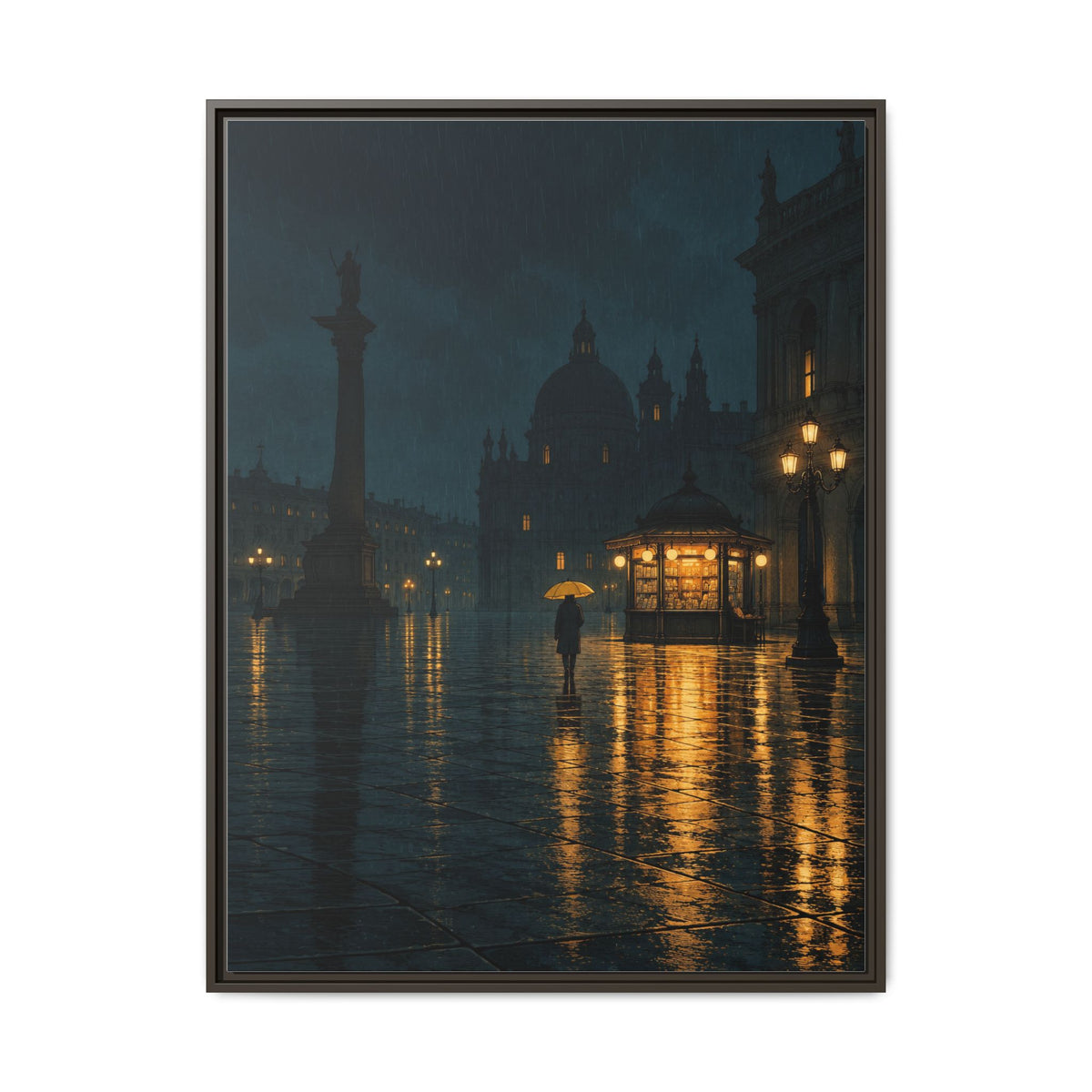 Small Hours · Framed Canvas