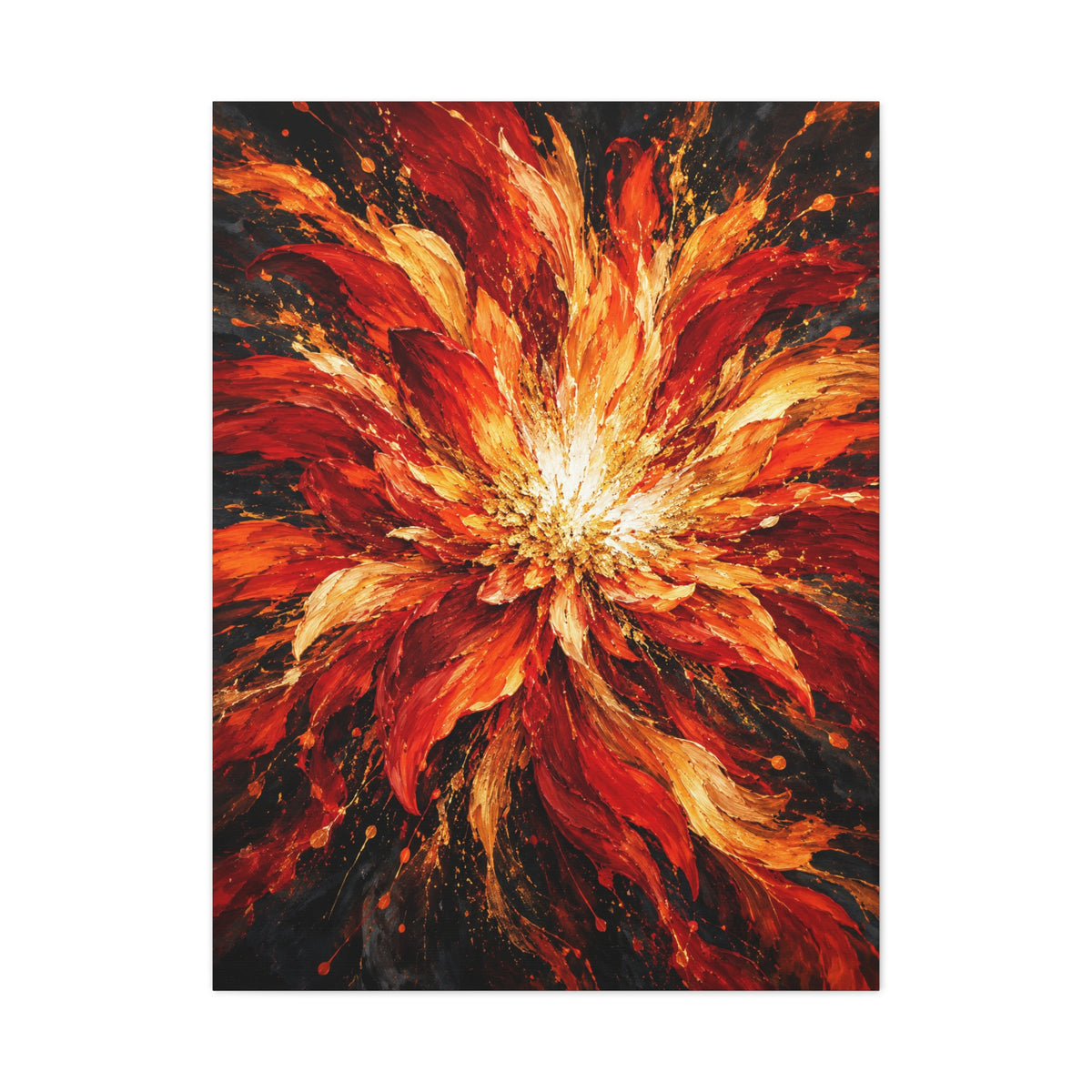 Phoenix Bloom · Frameless Canvas