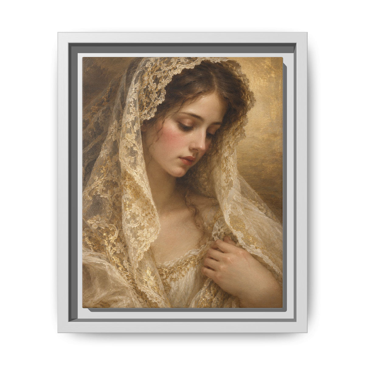 Dama di Pizzo · Framed Canvas