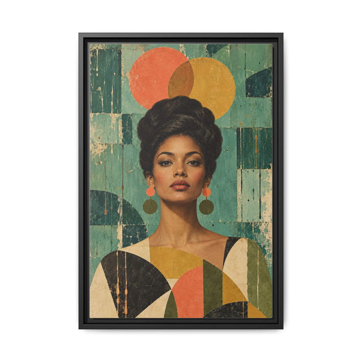 Coral Equinox · Framed Canvas
