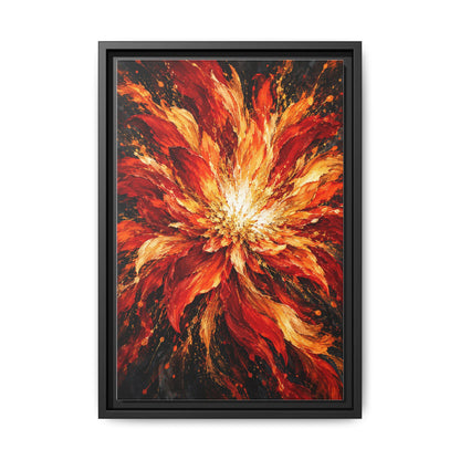 Phoenix Bloom · Framed Canvas