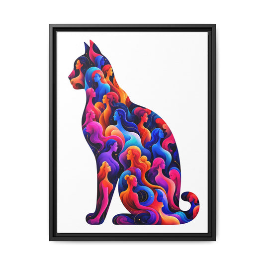 Felis Lumina · Framed Canvas