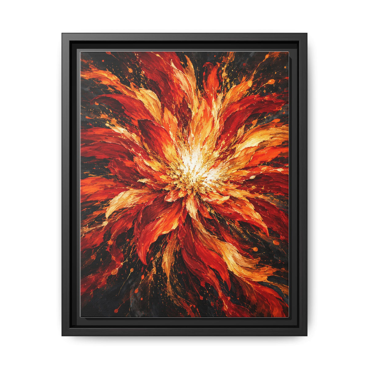 Phoenix Bloom · Framed Canvas