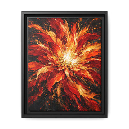 Phoenix Bloom · Framed Canvas