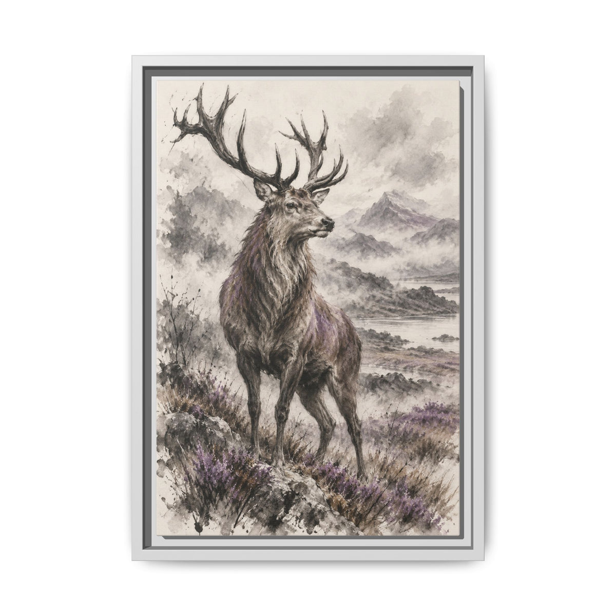 Rex Montium · Framed Canvas