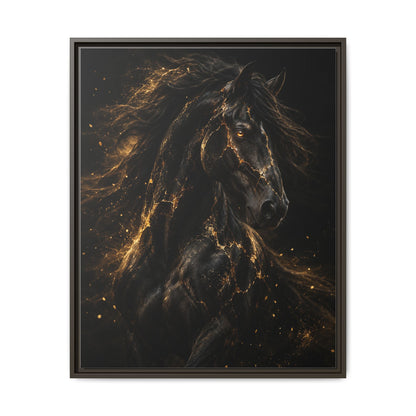 Equus Noctis · Framed Canvas