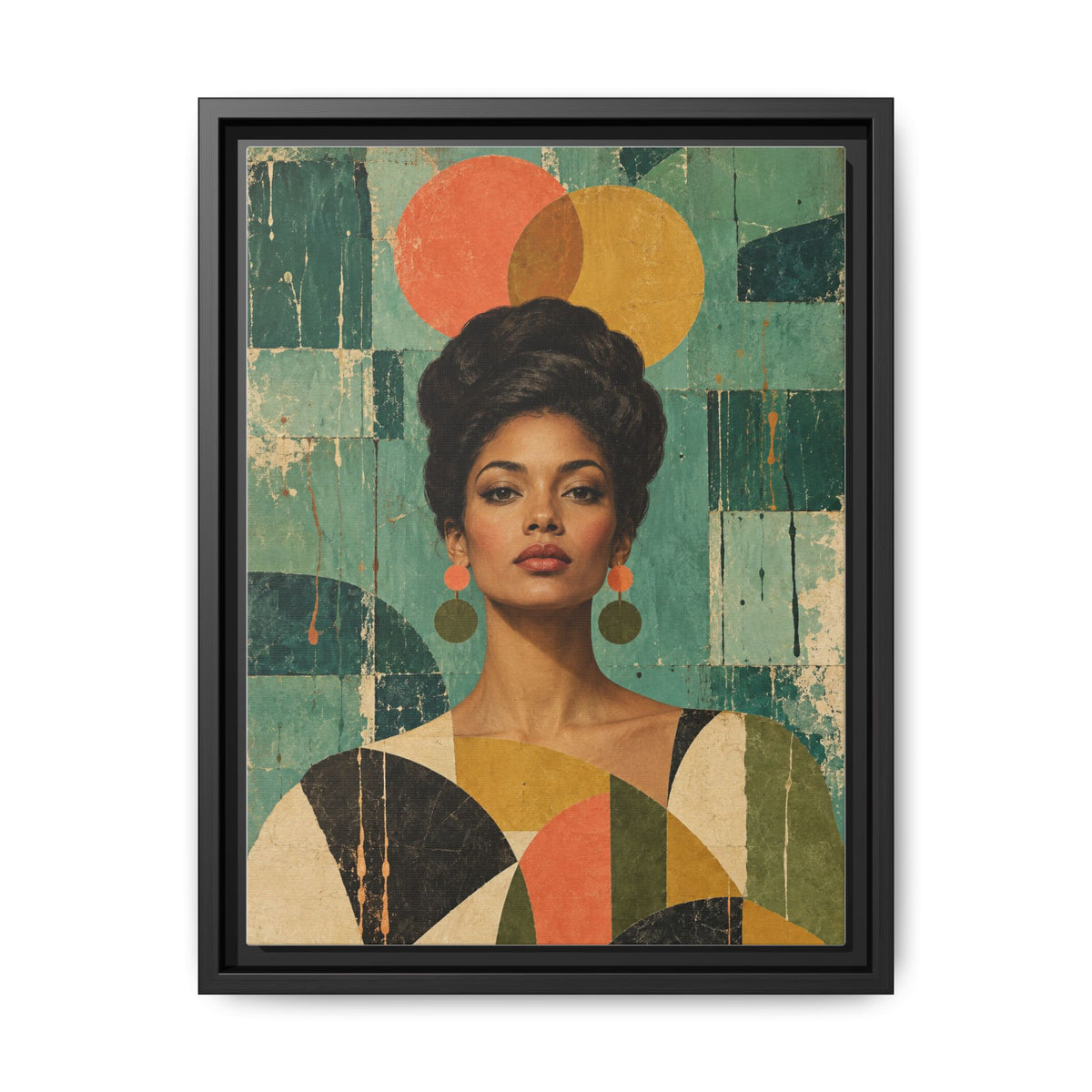Coral Equinox · Framed Canvas
