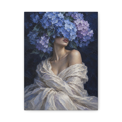 Hydrangea Blue · Frameless Canvas
