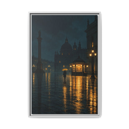 Small Hours · Framed Canvas