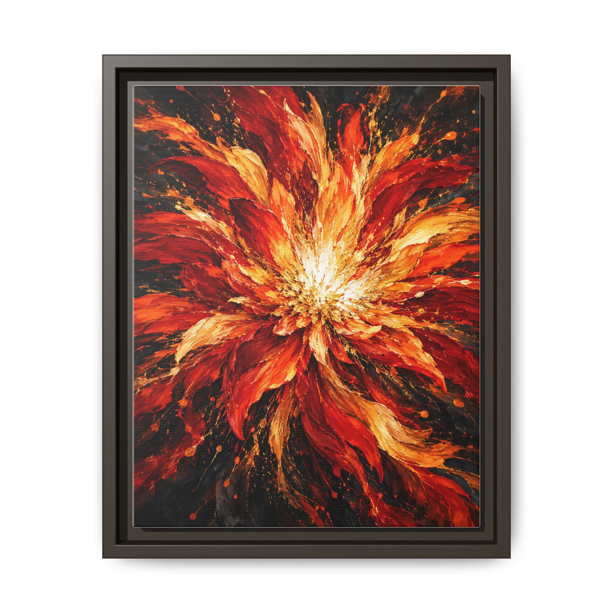 Phoenix Bloom · Framed Canvas
