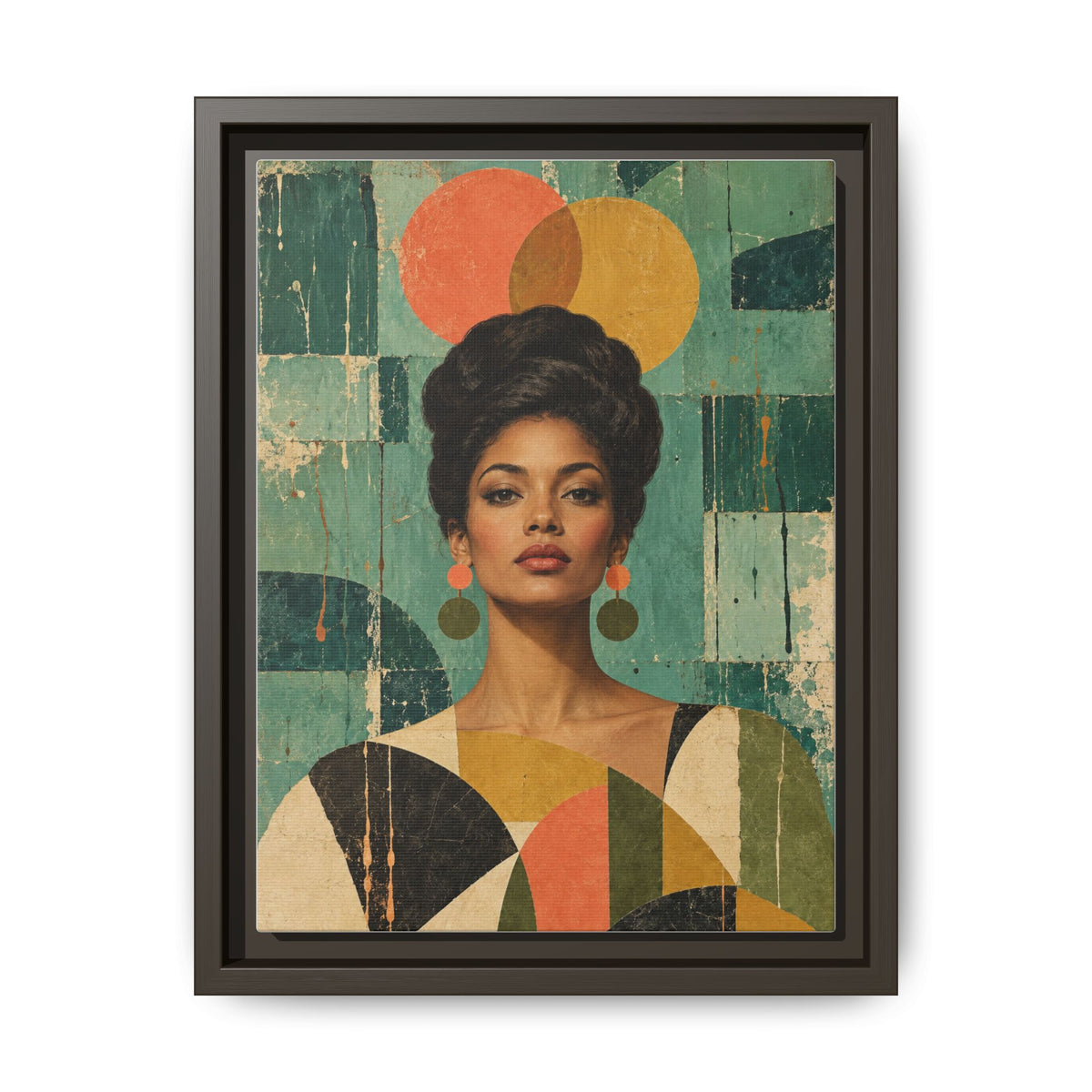 Coral Equinox · Framed Canvas