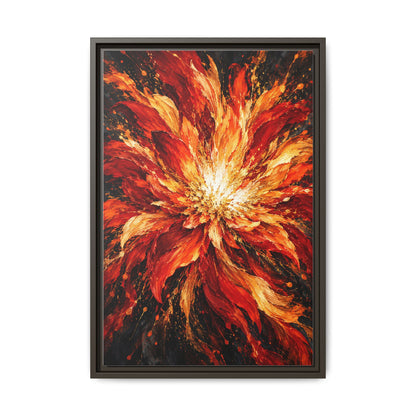 Phoenix Bloom · Framed Canvas