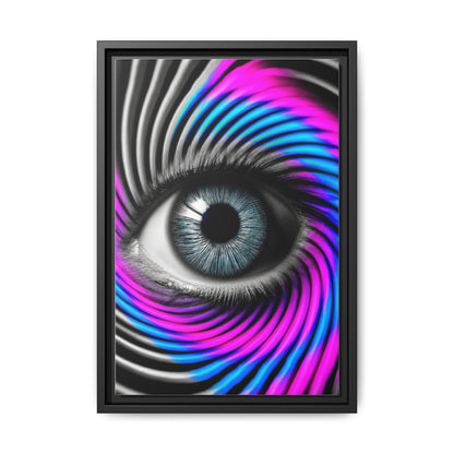 The Perception Vortex · Framed Canvas