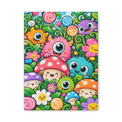 Monster Garden · Frameless Canvas