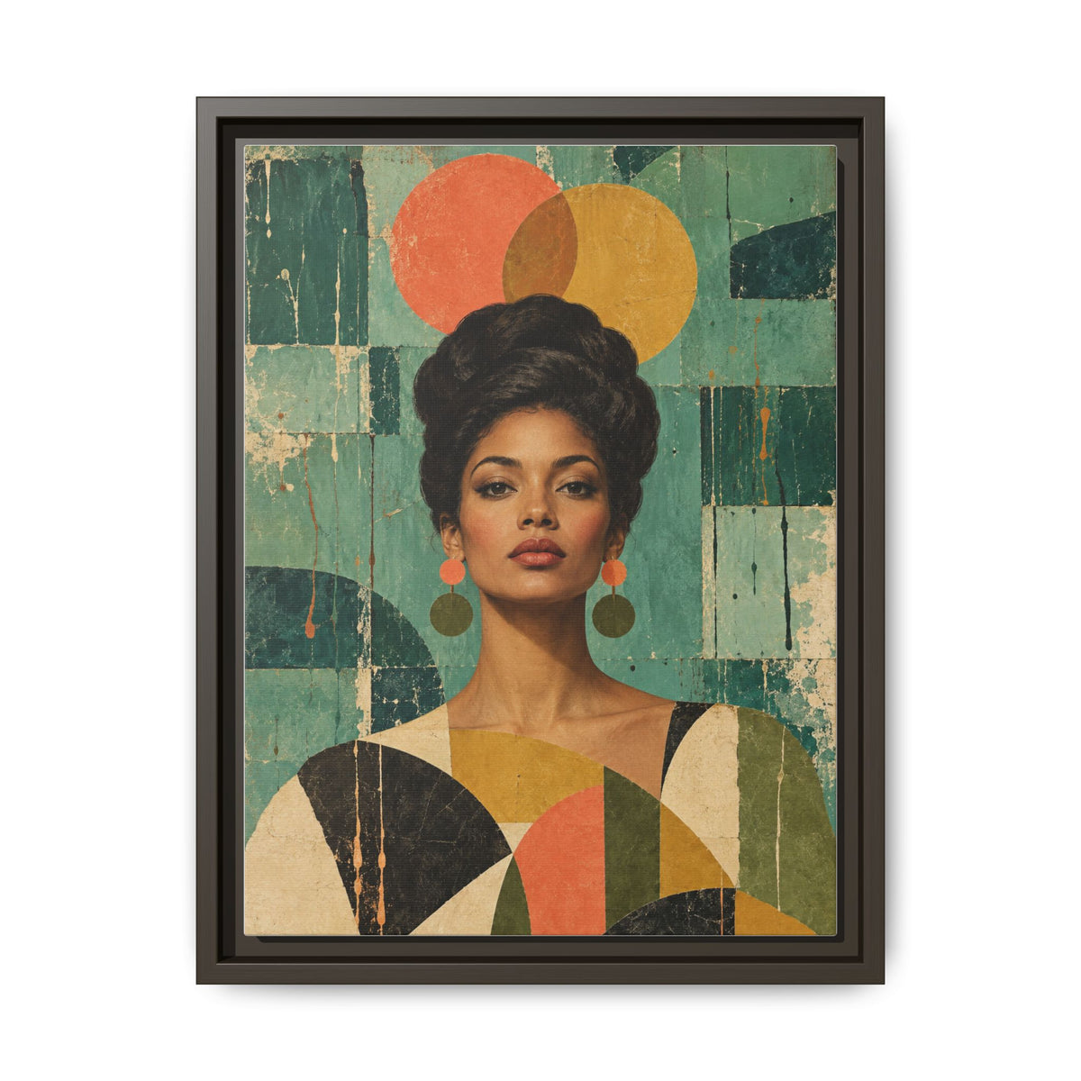 Coral Equinox · Framed Canvas