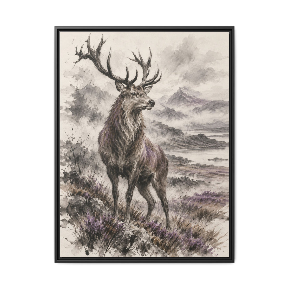 Rex Montium · Framed Canvas
