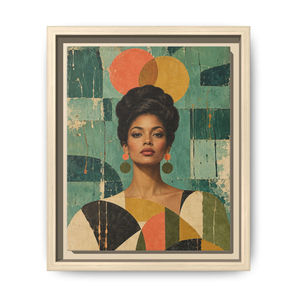 Coral Equinox · Framed Canvas