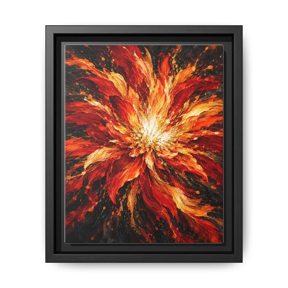 Phoenix Bloom · Framed Canvas