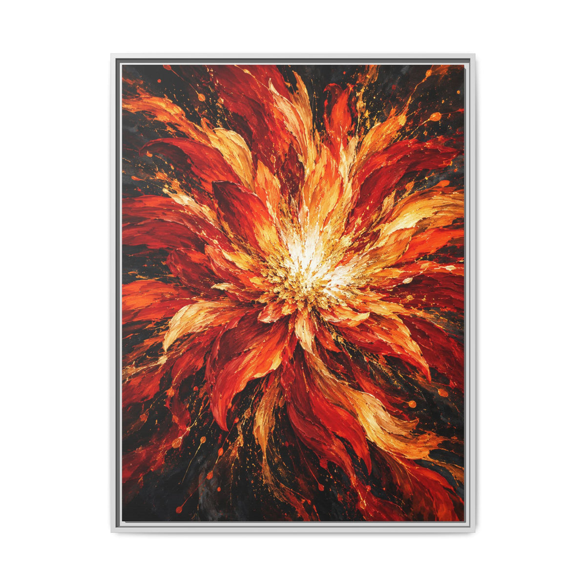Phoenix Bloom · Framed Canvas