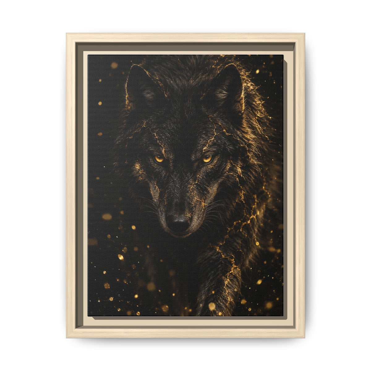 Lupus Aureus · Framed Canvas