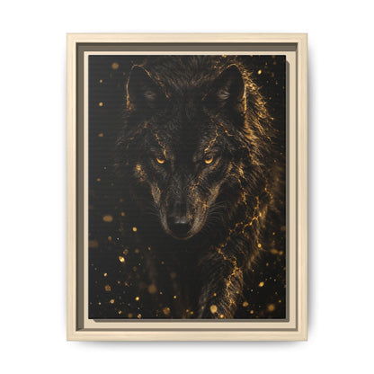 Lupus Aureus · Framed Canvas