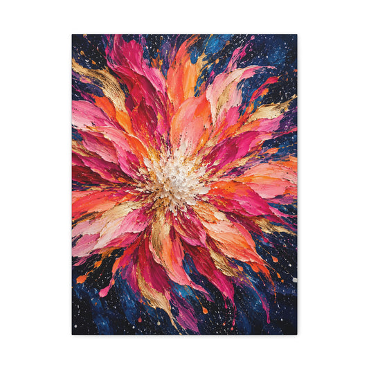 Supernova Bloom · Frameless Canvas