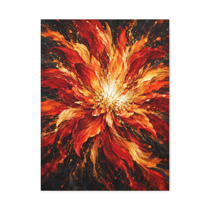 Phoenix Bloom · Frameless Canvas
