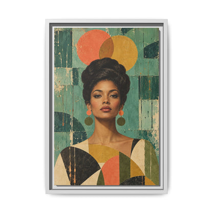 Coral Equinox · Framed Canvas