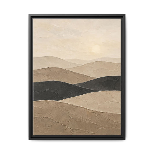 Quiet Hills · Framed Canvas
