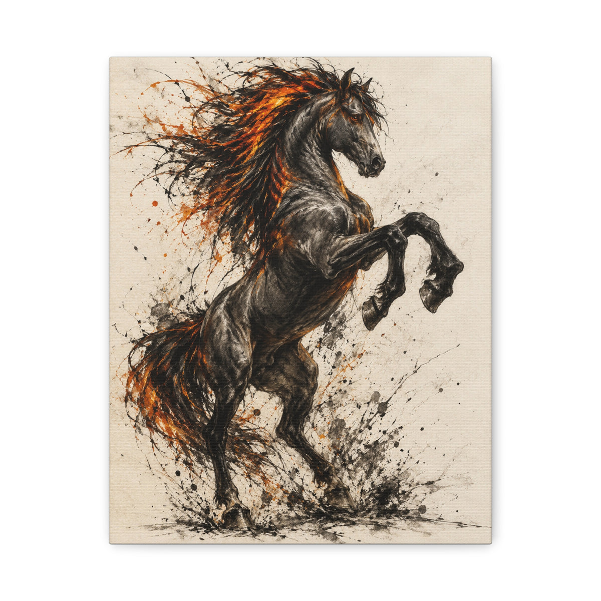 Equus Ignis · Frameless Canvas
