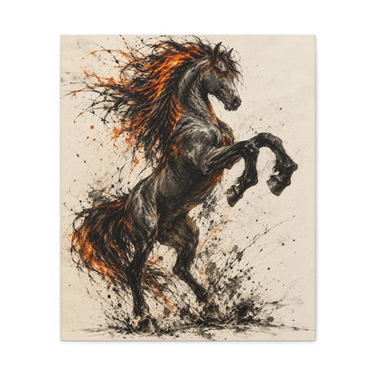 Equus Ignis · Frameless Canvas