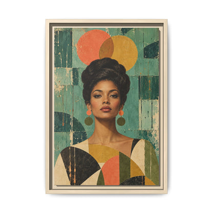 Coral Equinox · Framed Canvas