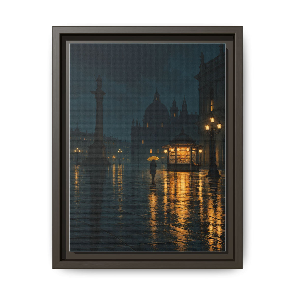 Small Hours · Framed Canvas