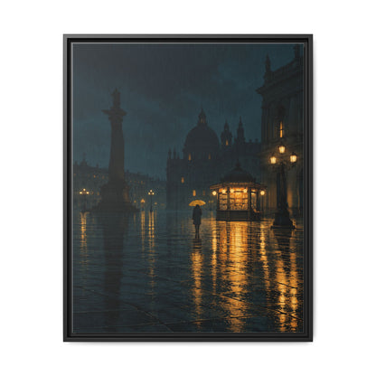 Small Hours · Framed Canvas