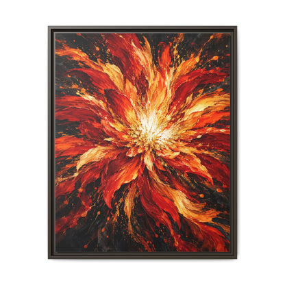 Phoenix Bloom · Framed Canvas