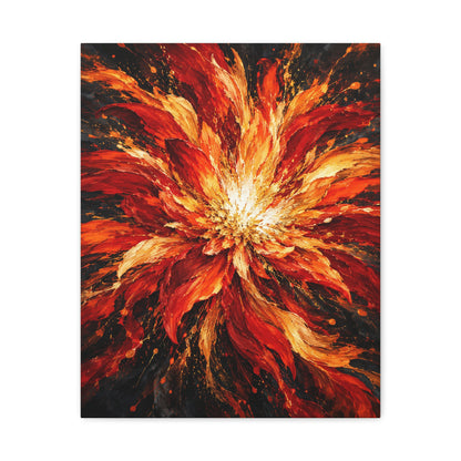 Phoenix Bloom · Frameless Canvas