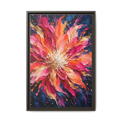 Supernova Bloom · Framed Canvas