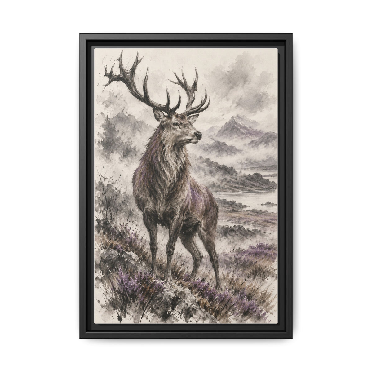 Rex Montium · Framed Canvas