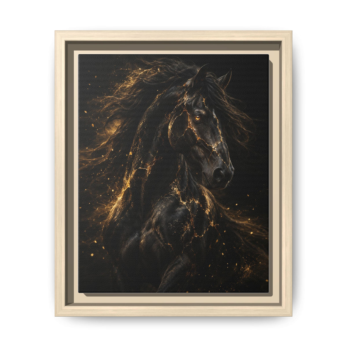 Equus Noctis · Framed Canvas